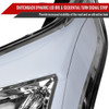 2010-2016 Cadillac SRX Full Switchback Sequential LED DRL Projector Headlights (Chrome Housing/Clear Lens)