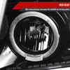 2007-2013 Chevrolet Avalanche/ 2007-2014 Tahoe Suburban Dual Halo Projector Headlights (Jet Black Housing/Clear Lens)