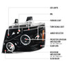 2007-2013 Chevrolet Avalanche/ 2007-2014 Tahoe Suburban Dual Halo Projector Headlights (Jet Black Housing/Clear Lens)