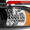 2001-2003 BMW E39 5 Series Dual Halo Projector Headlights w/ LED Turn Signal Lights (Matte Black Housing/Clear Lens)