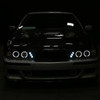 2001-2003 BMW E39 5 Series Dual Halo Projector Headlights w/ LED Turn Signal Lights (Matte Black Housing/Clear Lens)