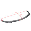 2013-2017 Hyundai Veloster Turbo Glossy Black 3PC Front Bumper Splitter Kit