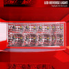 2007-2013 Chevrolet Silverado 1500/ 2007-2014 Silverado 2500HD/3500HD LED Tail Lights with LED Bar (Chrome Housing/Red Clear Lens)