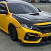 2016-2021 Honda Civic Projector Headlights w/ LED Switchback Sequential Turn Signal (Chrome Housing/Clear Lens)