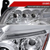 2007-2012 Dodge Caliber Dual Halo Projector Headlights (Chrome Housing/Clear Lens)