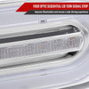 2007-2014 Toyota FJ Cruiser Switchback Sequential Turn Signal Animated LED Bar Projector Headlights (Chrome Housing/Clear Lens)