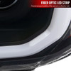 2012-2015 Toyota Tacoma LED C-Bar Projector Headlights w/ LED Parking Light (Matte Black Housing/Clear Lens)