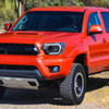 2012-2015 Toyota Tacoma LED C-Bar Projector Headlights w/ LED Parking Light (Matte Black Housing/Clear Lens)