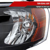 2002-2005 Dodge RAM 1500/ 2003-2005 RAM 2500 3500 Projector Headlights w/ Amber Reflectors (Matte Black Housing/Clear Lens)