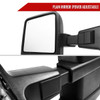 2008-2016 Ford F-250/F-350/F-450/F-550 Power Adjustable, Heated, & Manual Extendable Towing Mirrors w/ Smoked Lens Turn Signal Lights
