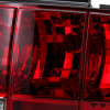 2005-2009 Ford Mustang Sequential Tail Lights (Chrome Housing/Red Lens)