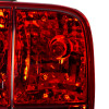2005-2009 Ford Mustang Sequential Tail Lights (Chrome Housing/Red Lens)