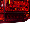 2005-2009 Ford Mustang Sequential Tail Lights (Chrome Housing/Red Lens)