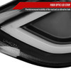 2011-2013 Hyundai Elantra LED Bar Projector Headlights (Matte Black Housing/Clear Lens)