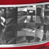 2009-2018 Dodge RAM 1500 / 2019-2021 RAM Classic / 2010-2018 RAM 2500 3500 LED Tail Lights (Chrome Housing/Red Lens)