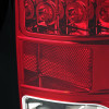 2009-2018 Dodge RAM 1500 / 2019-2021 RAM Classic / 2010-2018 RAM 2500 3500 LED Tail Lights (Chrome Housing/Red Lens)