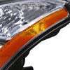 2008-2013 Nissan Rogue/ 2014-2015 Rogue Select Clear Lens Headlight w/ Amber Reflector - Driver Side Only