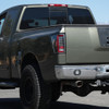 2004-2015 Nissan Titan LED Tail Lights with Red LED Tube (Matte Black Housing/Clear Lens)