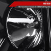 2007-2013 Toyota Tundra/ 2008-2017 Sequoia LED C-Bar Projector Headlights (Jet Black Housing/Clear Lens)