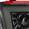 2007-2013 Toyota Tundra/ 2008-2017 Sequoia Switchback Sequential LED C-Bar Projector Headlights (Chrome Housing/Smoked Lens)