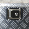 Universal 15~29" Silver Heavy Duty Aluminum Truck Trailer Tongue Tool Box w/ Lock & Keys
