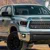 2014-2021 Toyota Tundra LED C-Bar Projector Headlights w/ Sequential Turn Signal Lights (Jet Black Housing/Clear Lens)