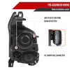 2010-2016 Cadillac SRX Projector Headlights (Matte Black Housing/Smoked Lens)