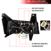 2004-2012 Chevrolet Colorado/ GMC Canyon Dual Halo Projector Headlights (Matte Black Housing/Clear Lens)