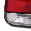 1996-2000 Honda Civic Coupe Tail Lights (Chrome Housing/Red Clear Lens)