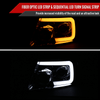 2004-2008 Ford F-150/ 2006-2008 Lincoln Mark LT Switchback Sequential LED C-Bar Projector Headlights (Chrome Housing/Smoked Lens)