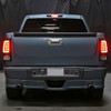 2007-2013 GMC Sierra 1500 / 2007-2014 Sierra 2500HD 3500HD C-Bar LED Tail Lights (Matte Black Housing/Clear Lens)