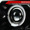 1997-2004 Ford F-150 / 1997-2002 Expedition Dual Halo Projector Headlights (Jet Black Housing/Clear Lens)