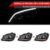 2006-2008 Mercedes Benz W164 ML Class LED Bar Projector Headlights w/ Sequential Turn Signal Lights (Matte Black Housing/Clear Lens) 2006-2008 Mercedes Benz W164 ML Class LED Bar Projector Headlights w/ Sequential Turn Signal Lights (Matte Black Housing/Clear Lens)
