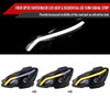 2012-2014 Mercedes-Benz W204 C-Class Switchback Sequential LED Bar Projector Headlights (Matte Black Housing/Smoked Lens)