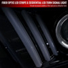 2010-2014 Ford Mustang LED Bar Projector Headlights w/ Sequential Turn Signals (Glossy Black Housing/Smoked Lens)