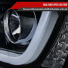 2014-2015 Chevrolet Silverado 1500 LED U-Bar Projector Headlights w/ LED Turn Signal Lights (Glossy Black Housing/Smoked Lens) 2014-2015 Chevrolet Silverado 1500 LED U-Bar Projector Headlights w/ LED Turn Signal Lights (Glossy Black Housing/Smoked Lens)