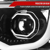 2015-2022 Chevrolet Colorado LED Bar Projector Headlights (Glossy Black Housing/Clear Lens)