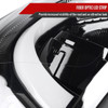 2015-2022 Chevrolet Colorado LED Bar Projector Headlights (Glossy Black Housing/Clear Lens)