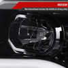 2015-2022 Chevrolet Colorado LED Bar Projector Headlights (Glossy Black Housing/Clear Lens)