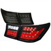 2007-2009 Lexus LS460 LED Tail Lights + Trunk Lights (Chrome Housing/Smoked Lens)
