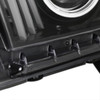 2010-2014 Ford Mustang LED Bar Projector Headlights w/ Sequential Turn Signals (Jet Black Housing/Clear Lens)
