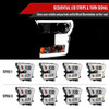 2015-2017 Ford F-150 LED Bar Projector Headlights w/ Switchback Sequential Turn Signals (Chrome Housing / Clear Lens)