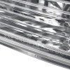 2008-2012 Chevrolet Malibu LS/LT/LTZ/Hybrid Crystal Headlights w/ Amber Reflectors (Chrome Housing/Clear Lens)