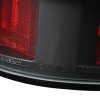 2007-2012 Chevrolet Avalanche LED Tail Lights (Matte Black Housing/Clear Lens)