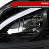2008-2011 Mercedes Benz W204 C Class Projector Headlights w/ LED Light Bar & LED Turn Signal Lights (Matte Black Housing/Clear Lens)