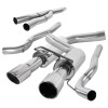 2015-2021 Ford Mustang 2.3L EcoBoost Stainless Steel Dual Catback Exhaust System