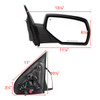 2014-2018 Chevrolet Silverado/GMC Sierra Glossy Black Power Adjustable & Heated Side Mirror w/ LED Puddle Light - Passenger Side Only