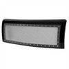 2009-2014 Ford F-150 Glossy Black ABS Rivet Style Grille w/ Stainless Steel Mesh