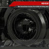 2002-2006 Cadillac Escalade Dual Halo Projector Headlights w/ SMD LED Light Strip (Chrome Housing/Smoked Lens)