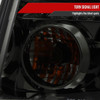 2002-2006 Cadillac Escalade Dual Halo Projector Headlights w/ SMD LED Light Strip (Chrome Housing/Smoked Lens)